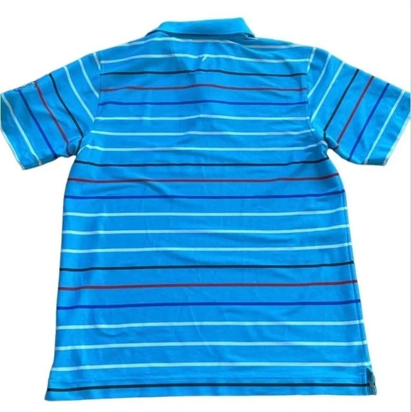 Callaway blue striped short sleeved polo shirt, Men’s size XL - Picture 2 of 12